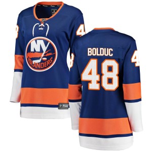 Samuel Bolduc Women's Fanatics Branded New York Islanders Breakaway Blue Home Jersey
