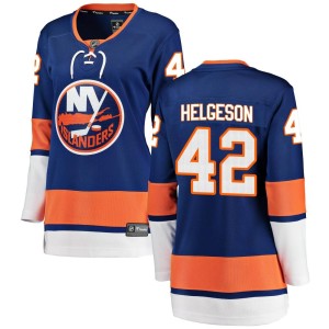 Seth Helgeson Women's Fanatics Branded New York Islanders Breakaway Blue Home Jersey