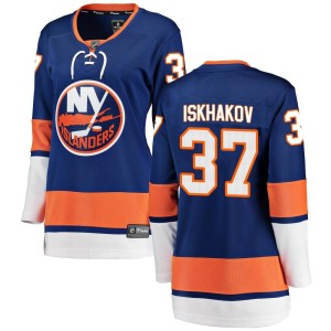 Ruslan Iskhakov Women's Fanatics Branded New York Islanders Breakaway Blue Home Jersey