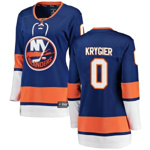 Christian Krygier Women's Fanatics Branded New York Islanders Breakaway Blue Home Jersey