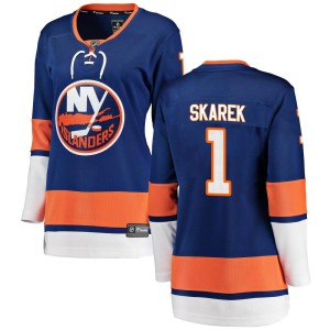 Jakub Skarek Women's Fanatics Branded New York Islanders Breakaway Blue Home Jersey