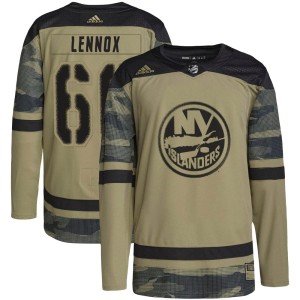 Tristan Lennox Youth Adidas New York Islanders Authentic Camo Military Appreciation Practice Jersey