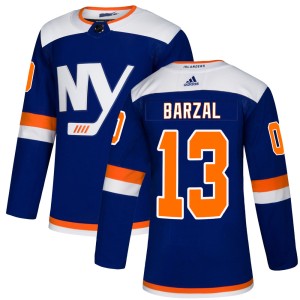 Mathew Barzal Men's Adidas New York Islanders Authentic Blue Alternate Jersey