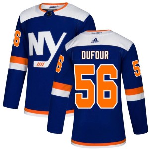 William Dufour Men's Adidas New York Islanders Authentic Blue Alternate Jersey