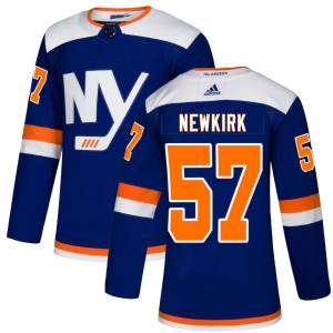 Reece Newkirk Men's Adidas New York Islanders Authentic Blue Alternate Jersey