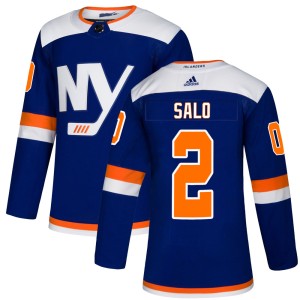 Robin Salo Men's Adidas New York Islanders Authentic Blue Alternate Jersey