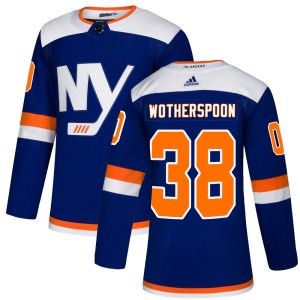 Parker Wotherspoon Men's Adidas New York Islanders Authentic Blue Alternate Jersey