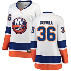 Otto Koivula Women's Fanatics Branded New York Islanders Breakaway White Away Jersey