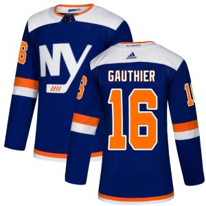 Julien Gauthier Youth Adidas New York Islanders Authentic Blue Alternate Jersey