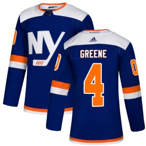 Andy Greene Youth Adidas New York Islanders Authentic Blue Alternate Jersey