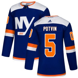 Denis Potvin Youth Adidas New York Islanders Authentic Blue Alternate Jersey