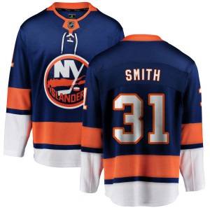 Billy Smith Men's Fanatics Branded New York Islanders Breakaway Blue Home Jersey