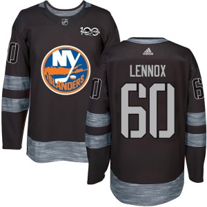 Tristan Lennox Men's New York Islanders Authentic Black 1917-2017 100th Anniversary Jersey