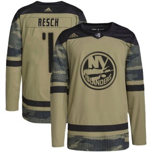 Glenn Resch Men's Adidas New York Islanders Authentic Camo Military Appreciation Practice Jersey