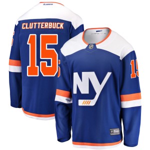 Cal Clutterbuck Youth Fanatics Branded New York Islanders Breakaway Blue Alternate Jersey