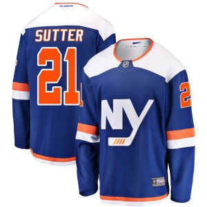 Brent Sutter Youth Fanatics Branded New York Islanders Breakaway Blue Alternate Jersey