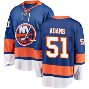 Collin Adams Youth Fanatics Branded New York Islanders Breakaway Blue Home Jersey