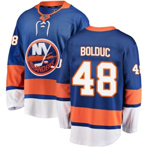 Samuel Bolduc Youth Fanatics Branded New York Islanders Breakaway Blue Home Jersey