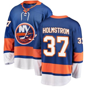 Simon Holmstrom Youth Fanatics Branded New York Islanders Breakaway Blue Home Jersey