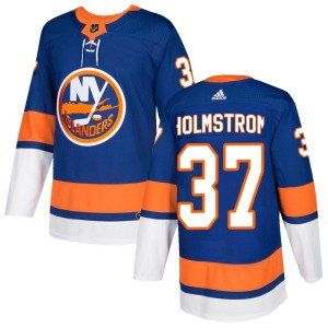 Simon Holmstrom Men's Adidas New York Islanders Authentic Royal Home Jersey