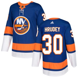Kelly Hrudey Men's Adidas New York Islanders Authentic Royal Home Jersey
