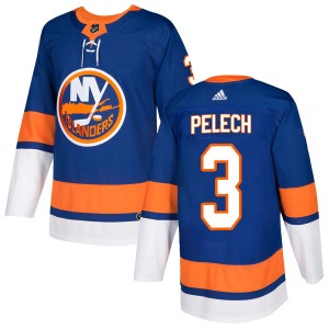 Adam Pelech Men's Adidas New York Islanders Authentic Royal Home Jersey