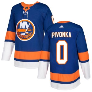 Jacob Pivonka Men's Adidas New York Islanders Authentic Royal Home Jersey