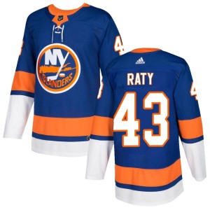 Aatu Raty Men's Adidas New York Islanders Authentic Royal Home Jersey