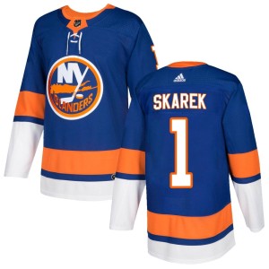 Jakub Skarek Men's Adidas New York Islanders Authentic Royal Home Jersey