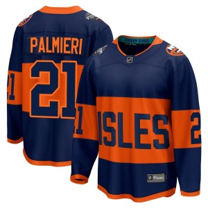 Kyle Palmieri Men's Fanatics Branded New York Islanders Breakaway Navy 2024 Stadium Series Jersey