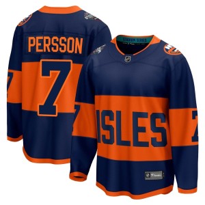 Stefan Persson Men's Fanatics Branded New York Islanders Breakaway Navy 2024 Stadium Series Jersey