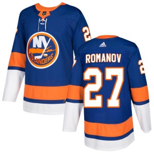 Alexander Romanov Youth Adidas New York Islanders Authentic Royal Home Jersey