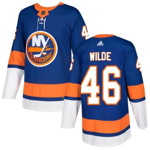 Bode Wilde Youth Adidas New York Islanders Authentic Royal Home Jersey