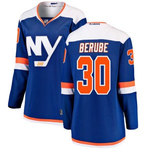 Jean-Francois Berube Women's Fanatics Branded New York Islanders Breakaway Blue Alternate Jersey