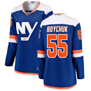 Johnny Boychuk Women's Fanatics Branded New York Islanders Breakaway Blue Alternate Jersey