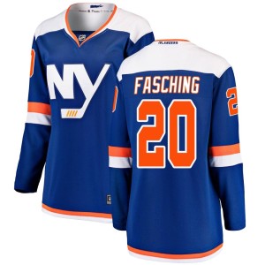 Hudson Fasching Women's Fanatics Branded New York Islanders Breakaway Blue Alternate Jersey