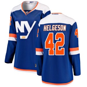 Seth Helgeson Women's Fanatics Branded New York Islanders Breakaway Blue Alternate Jersey