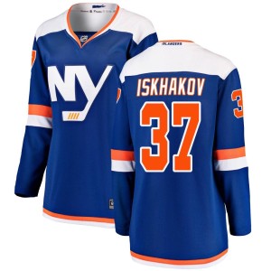 Ruslan Iskhakov Women's Fanatics Branded New York Islanders Breakaway Blue Alternate Jersey