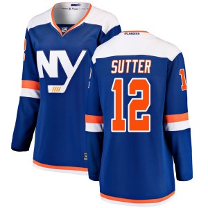 Duane Sutter Women's Fanatics Branded New York Islanders Breakaway Blue Alternate Jersey