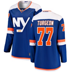 Pierre Turgeon Women's Fanatics Branded New York Islanders Breakaway Blue Alternate Jersey