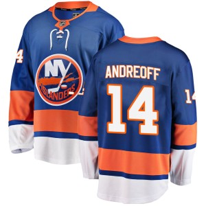 Andy Andreoff Men's Fanatics Branded New York Islanders Breakaway Blue Home Jersey