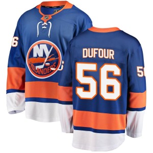 William Dufour Men's Fanatics Branded New York Islanders Breakaway Blue Home Jersey