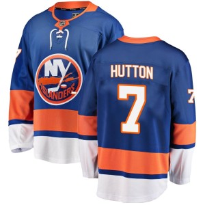 Grant Hutton Men's Fanatics Branded New York Islanders Breakaway Blue Home Jersey