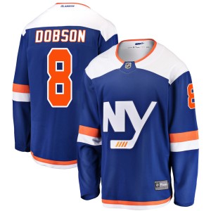 Noah Dobson Men's Fanatics Branded New York Islanders Breakaway Blue Alternate Jersey
