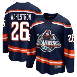 Oliver Wahlstrom Youth Fanatics Branded New York Islanders Breakaway Navy Special Edition 2.0 Jersey