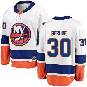 Jean-Francois Berube Men's Fanatics Branded New York Islanders Breakaway White Away Jersey