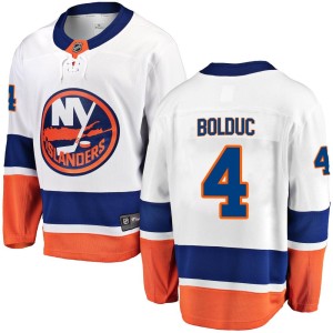 Samuel Bolduc Men's Fanatics Branded New York Islanders Breakaway White Away Jersey