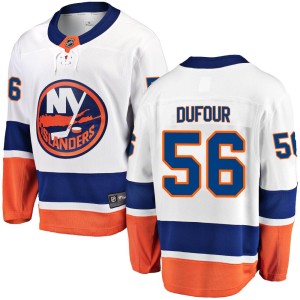 William Dufour Men's Fanatics Branded New York Islanders Breakaway White Away Jersey