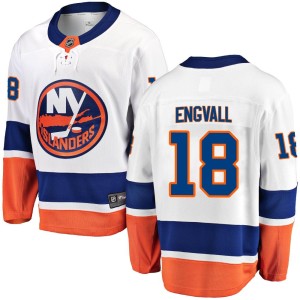 Pierre Engvall Men's Fanatics Branded New York Islanders Breakaway White Away Jersey