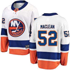Kyle Maclean Men's Fanatics Branded New York Islanders Breakaway White Away Jersey
